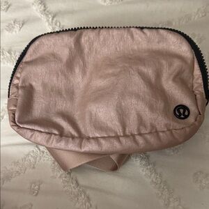 lululemon athletica Metallic Pink Crossbody Bag